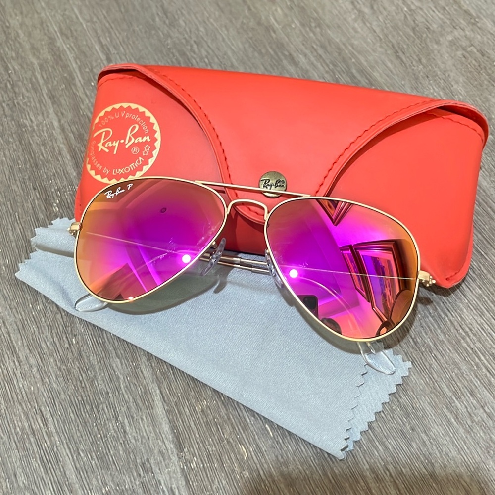 Ray-Ban Pink aviators